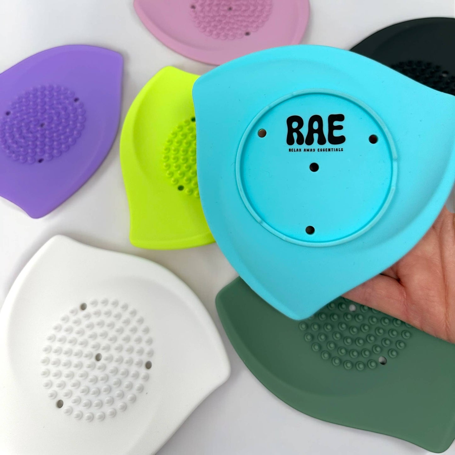 Shower Steamer Tray - Silicone : Sage green