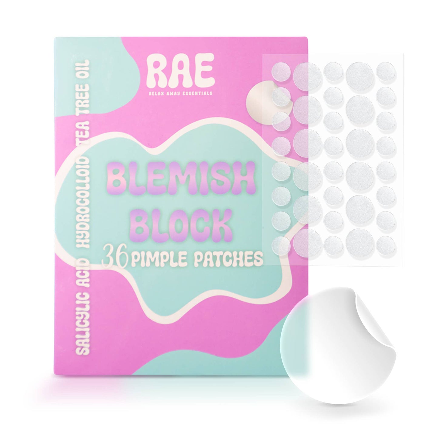 Pimple Patches | 36 Patches | Blemish Block | Acne Treatment