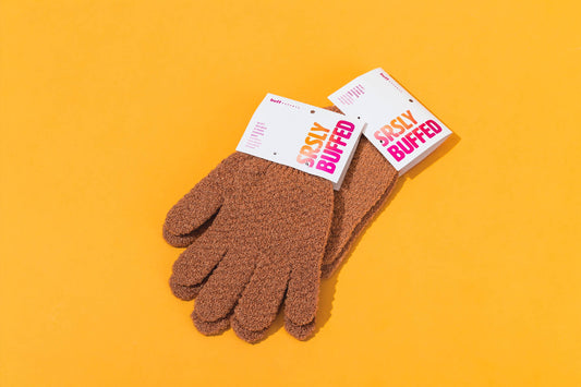 SRSLY Buffed Exfoliating Gloves - Treats Dry Skin